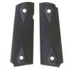 Pearce Grip 1911 Traditional, Checkered Auto Grip Panels Rubber Black