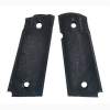 Pearce Grip 1911 Traditional, Checkered, Officers ACP Grip Panels Rubber Black