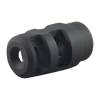 Badger Ordnance Micro Muzzle Brake 22 Caliber 1/2-28, Steel Matte Black