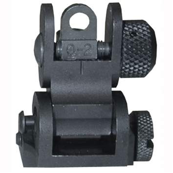 Yankee Hill Machine AR-15 Flip-Up Tactical Rear Sight Black