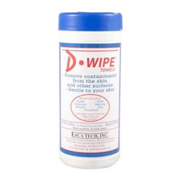 Escatech D-Wipe Towels 40 per canister