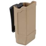 BLACKHAWK DOUBLE STACK SINGLE MAGAZINE POUCH, POLYMER COYOTE TAN