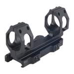 AMERICAN DEFENSE 30MM 0 MOA SCOPE MOUNT, MATTE BLACK