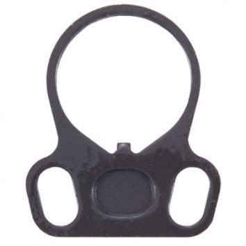 Double Star Ambidextrous Sling Adapter Plate Steel Black