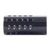 TACTICAL SOLUTIONS COMPENSATOR 22 CALIBER 1/2-28, ALUMINUM MATTE GLOSS BLACK