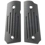 HARRISON DESIGN & CONSULTING 1911 CARRY GROOVE GRIPS, COMPACT BLACK