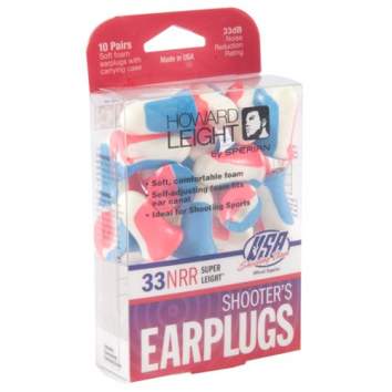 Howard Leight Super Leight Earplugs, Blue Pack Of 20