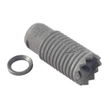 Troy Industries Claymore Muzzle Brake 22 Caliber 1/2-28, Steel Matte Black