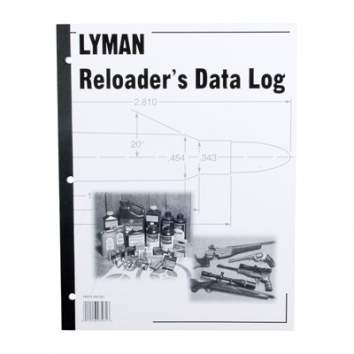 Lyman Reloaders Log Book