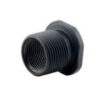 PRECISION ARMAMENT MUZZLE THREAD ADAPTER 1/2-28 TO 5/8-24, BLACK