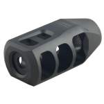 PRECISION ARMAMENT M11 MUZZLE BRAKE 30 CALIBER 5/8-24, STAINLESS STEEL MATTE BLACK