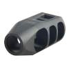 PRECISION ARMAMENT M11 MUZZLE BRAKE 30 CALIBER 5/8-24, STAINLESS STEEL MATTE BLACK