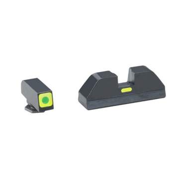 Ameriglo Sight Set For Glock 36, 32, 29, 30, 20, 21, 31 Large Frame, Green