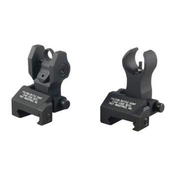 Troy Industries AR-15  Flip-Up Hk-Style Front Sight Set, Black