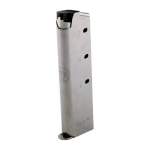 TRIPP RESEARCH 1911 COMMANDER, GOVERNMENT 7 ROUND MAGAZINE, STAINLESS STEEL SILVER