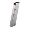 Tripp Research 1911 Commander, Government 7 Round Magazine, Stainless Steel Silver