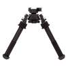 Accu-Shot Quick Detach Picatinny V8 Atlas Bipod, Aluminum Black