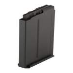 ACCURATE MAG LONG ACTION 5 ROUND AICS MAGAZINE .338 LAPUA 3.850 OAL, STEEL BLACK