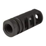 PRECISION ARMAMENT AR15/M16 M4-72 SEVERE DUTY COMPENSATOR DLC, STAINLESS STEEL MATTE BLACK