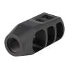 Precision Armament M11-SPR Muzzle Brake 22 Caliber 1/2-28, Stainless Steel Matte Black