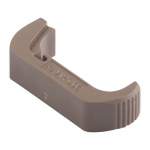 TANGODOWN VICKERS TACTICAL EXT MAG RELEASE FOR GEN 4/GEN 5, GLOCK TAN