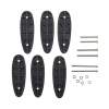 Kinetic Research Group LOP Spacer Set, Plastic Matte Black 4-6 Pack