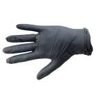 Ammex Industrial Black Nitrile Gloves Textured Medium