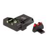 L.P.A. Sights Sig P220/P225/P226/P228 Series Fiber Optic Adjustable Sight Set, Red,Green