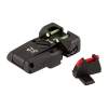 L.P.A. Sights Sig P220/P225/P226/P228 Series Fiber Optic Adjustable Sight Set, Red,Green