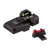 L.P.A. Sights Sig P229 & Springfield XD Fiber Optic Adjustable Sight Set, Red,Green