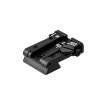 L.P.A. Sights Browning HP Sport Adjustable Rear Sight, White