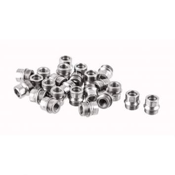 CHALLIS GRIPS HEX DRIVE GRIP BUSHINGS 1911 COMMANDER, GOVERNMENT, OFFICERS STAINLESS STEEL 24 PACK