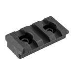 MIDWEST INDUSTRIES M-LOK RAIL 3 SLOT PICATINNY, ALUMINUM BLACK