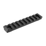 MIDWEST INDUSTRIES M-LOK RAIL 9 SLOT PICATINNY, ALUMINUM BLACK