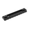 Midwest Industries M-Lok Rail 9 Slot Picatinny, Aluminum Black