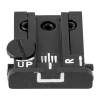 L.P.A. Sights Adjustable Rear Sight Outline, White