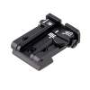 L.P.A. Sights Colt 70/80/90 Serrated Adjustable Rear Sight, Black