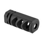 PRECISION ARMAMENT M4-72 SEVERE-DUTY BRAKE 30 CALIBER 5/8-24, STAINLESS STEEL MATTE BLACK