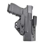 RAVEN CONCEALMENT SYSTEMS GLOCK 19/26 RIGHT HAND IWB HOLSTER, KYDEX BLACK