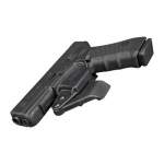 RAVEN CONCEALMENT SYSTEMS VANGUARD 2 HOLSTER ADVANCED-GLOCK GEN 3 & 4 OVERHOOKS AMBIDEXTROUS, KYDEX BLACK