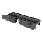 MIDWEST INDUSTRIES TRIJICON ACOG 2 LEVER QD MOUNT, ALUMINUM MATTE BLACK