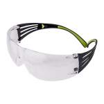 3M COMPANY CLEAR SECUREFIT SHOOTING GLASSES, POLYMER BLACK