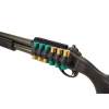 Mesa Tactical Products Sureshell Carrier & Saddle Remington 870 12 Gauge 6-Round, Polymer Black
