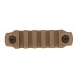 BRAVO COMPANY KEYMOD PICATINNY NYLON RAIL SECTION 3 INCH, POLYMER FLAT DARK EARTH