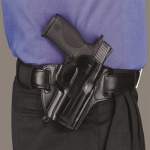 GALCO INTERNATIONAL CONCEALABLE HOLSTER HECKLER & KOCH USP COMPACT 45 RIGHT HAND, LEATHER BLACK