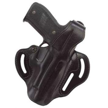 Galco International Cop 3 Slot Holster Smith & Wesson M&P Right Hand, Leather Black