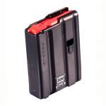 D&H INDUSTRIES AR-15 300 AAC BLACKOUT MAGAZINE WITH RED FOLLOWER 10 ROUND, ALUMINUM BLACK