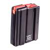 D&H Industries AR-15 300 AAC Blackout Magazine With Red Follower 10 Round, Aluminum Black