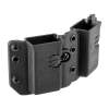 Raven Concealment Systems Copia Double Pistol Mag Carrier 9/40 Short, Polymer Black