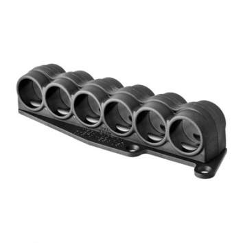 Mesa Tactical Products Sureshell Carrier Rem 870 1100 11-87 12 Gauge 6 Round, Polymer Black